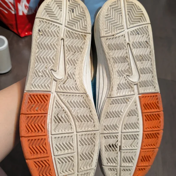 Nike Kids Blue High-Top Sneakers - Picture 9 of 10